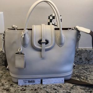 florentine toscana side zip satchel